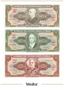 5-10-20 Крузейро ND (1962-1963) Бразилия UNC
