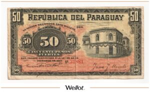 50 Песо 1907 Парагвай